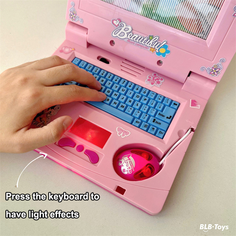 Simulation Laptop Toy Light Mu - огляд і ціна Kids Education Laptop