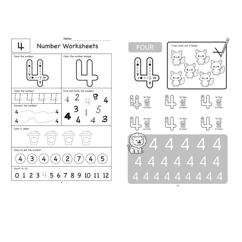 32-Page Illustrated Math Workb - огляд і ціна Learning Workbook Preschool