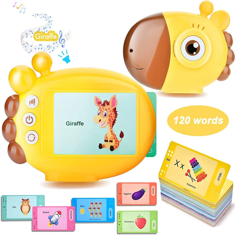 Giraffe Flash Card Reader Sigh - огляд і ціна Kids Educational Games Learn English