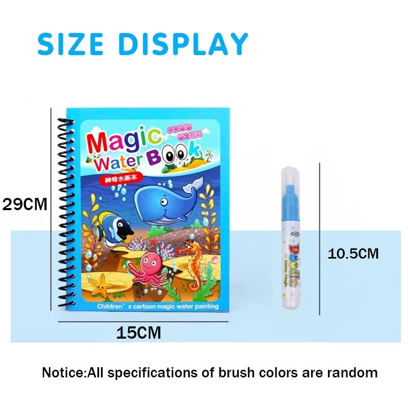 Magic Water Painting Book Reus - огляд і ціна Kids Education Laptop