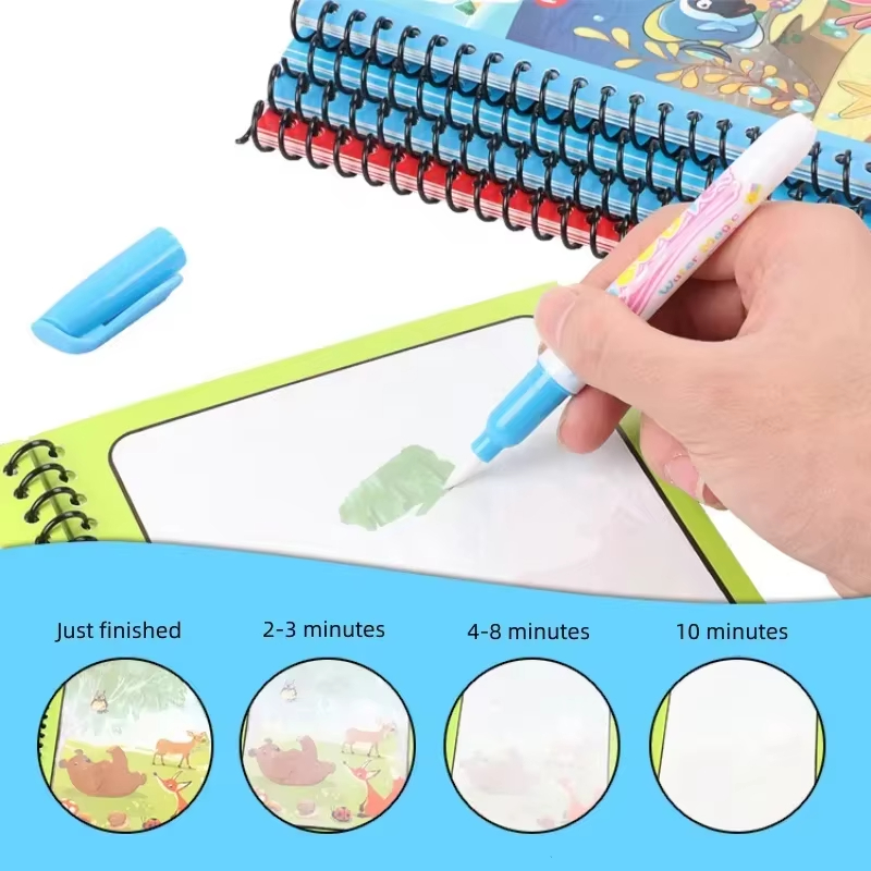 Magic Water Painting Book Reus - огляд і ціна Kids Education Laptop