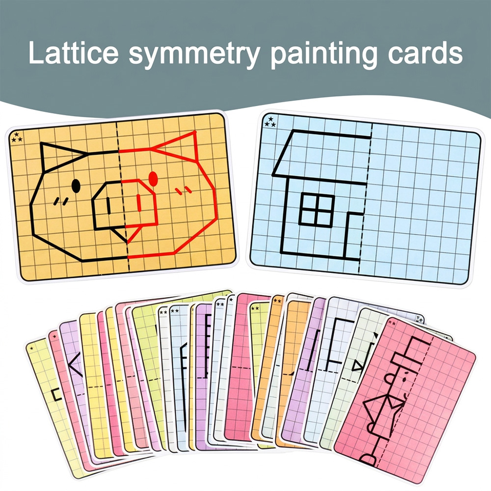 Kids Checkered Symmetrical Pai - огляд і ціна Learning Workbook Preschool