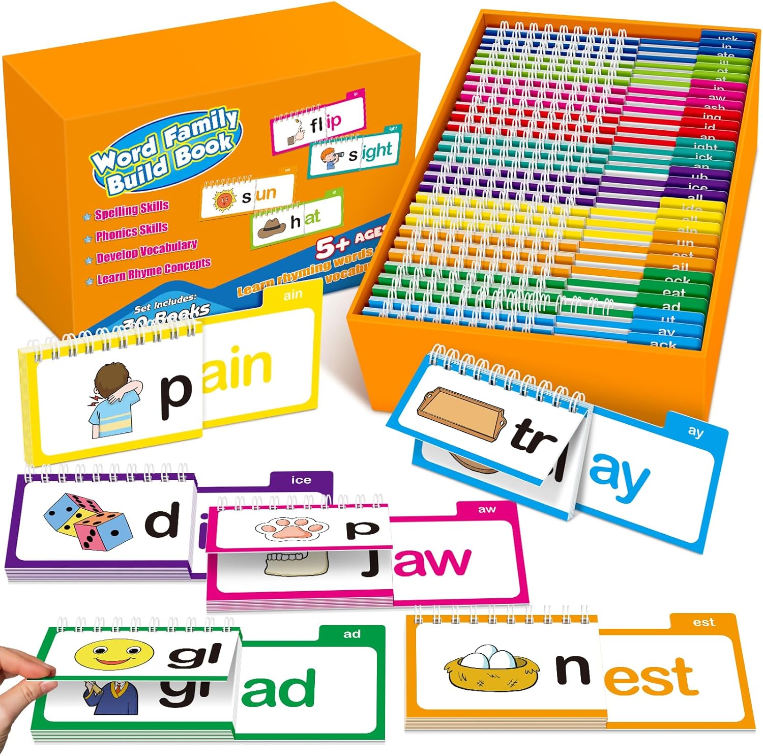 Phonics Flash Cards Word Famil - огляд і ціна Phonics Card Game