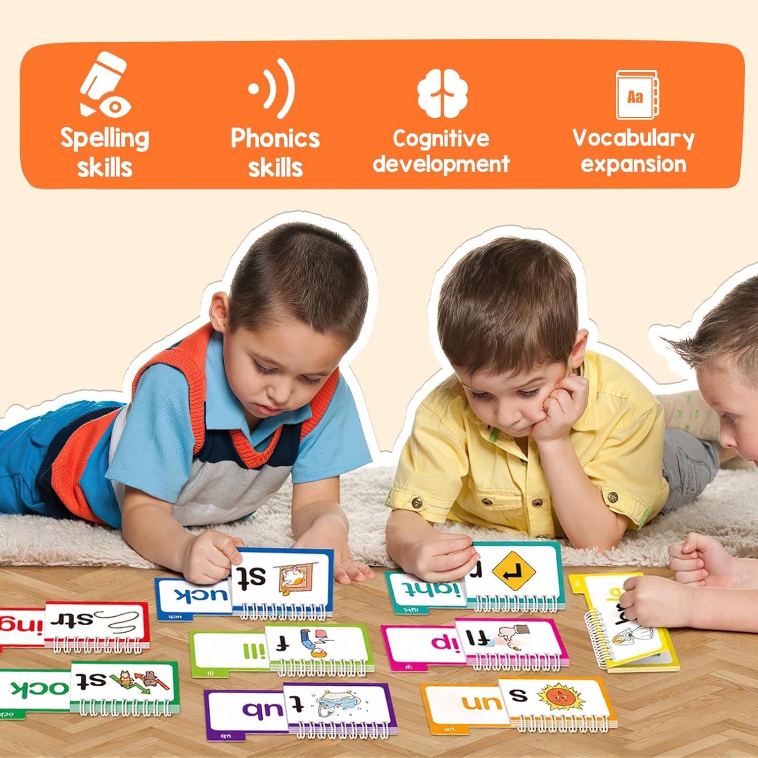 Phonics Flash Cards Word Famil - огляд і ціна Phonics Card Game