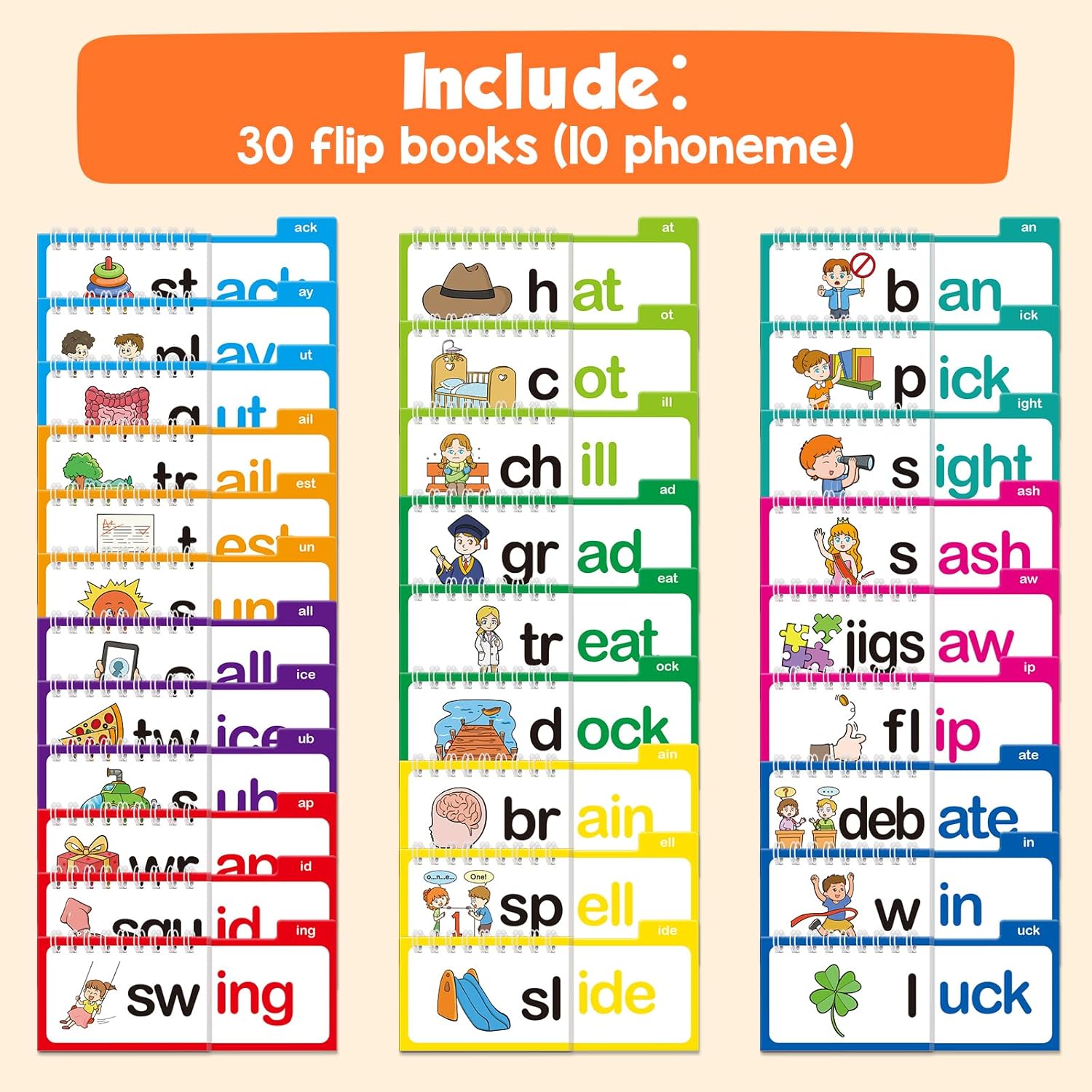 Phonics Flash Cards Word Famil - огляд і ціна Phonics Card Game