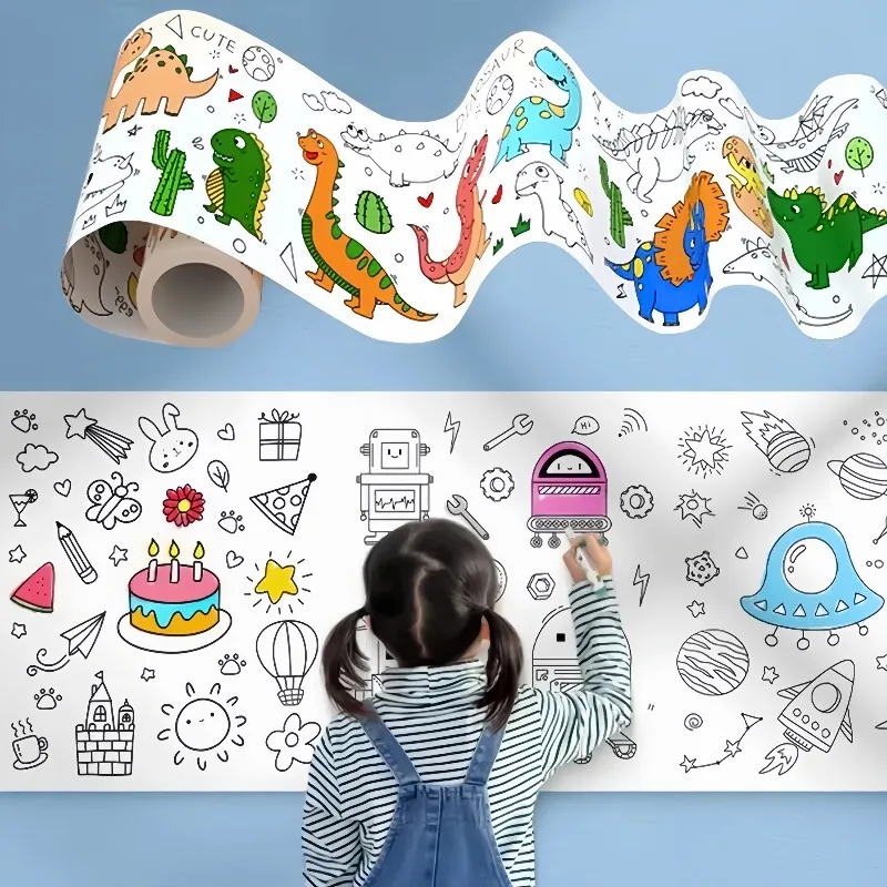 Kids Coloring Paper Roll Stick - огляд і ціна Kids Education Laptop