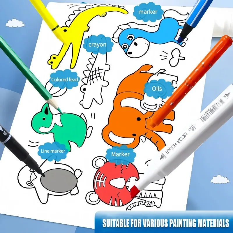 Kids Coloring Paper Roll Stick - огляд і ціна Kids Education Laptop