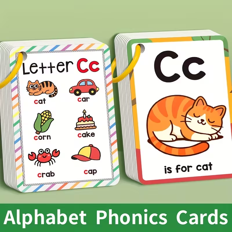 Alphabet Phonics Flash Cards f - огляд і ціна Phonics Card Game