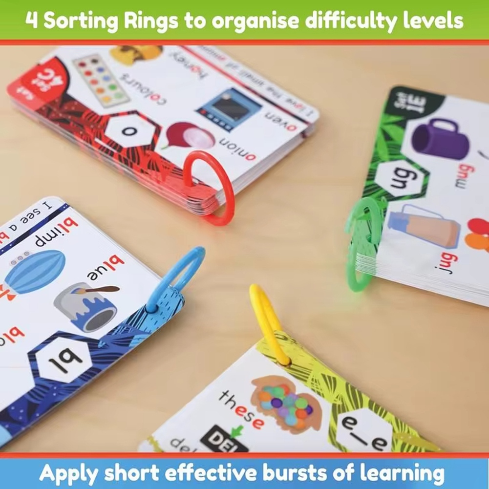 ROSQ Phonics Sight Words Flash - огляд і ціна Phonics Card Game