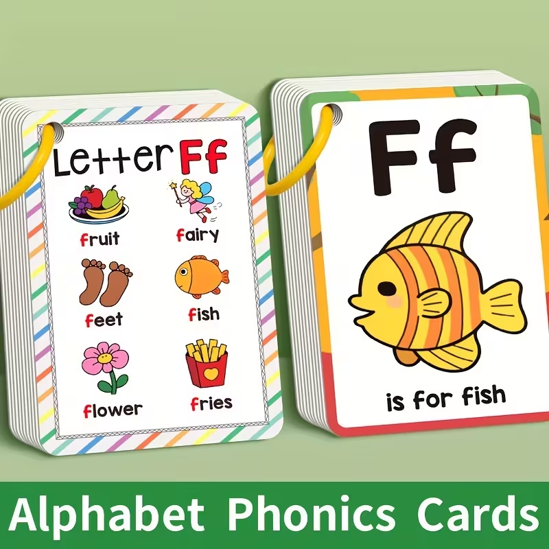 Alphabet Phonics Flash Cards f - огляд і ціна Phonics Card Game