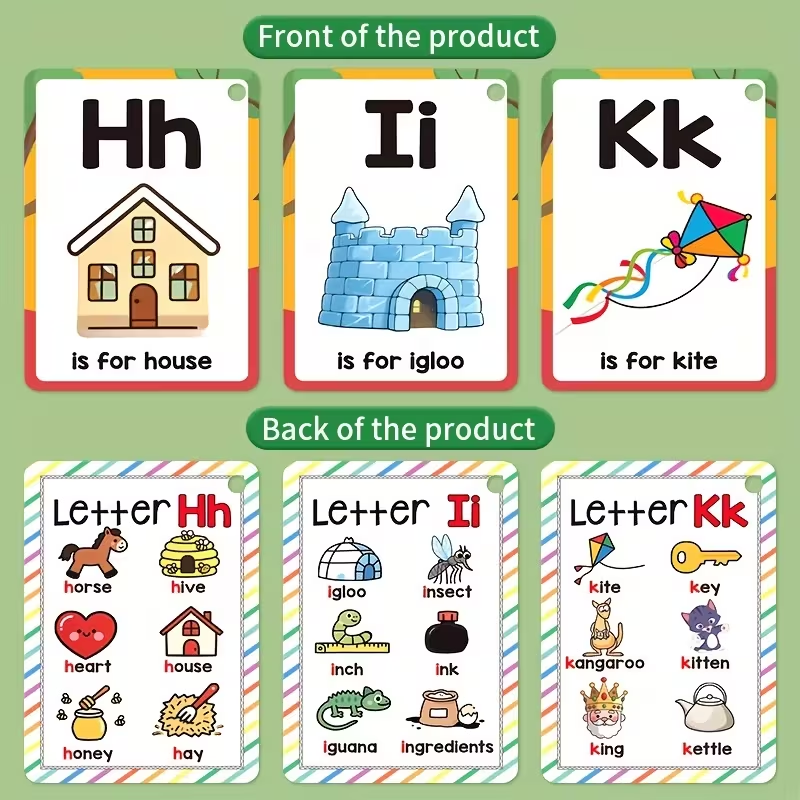 Alphabet Phonics Flash Cards f - огляд і ціна Phonics Card Game