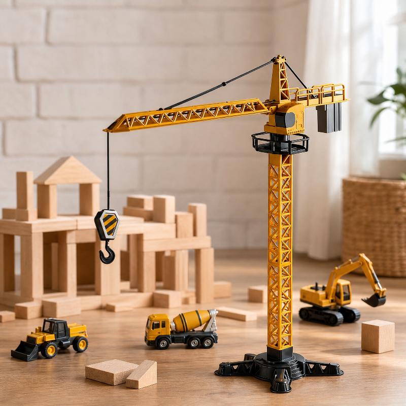 Tower Crane Toy Simulated Cons - огляд і ціна Kid Education