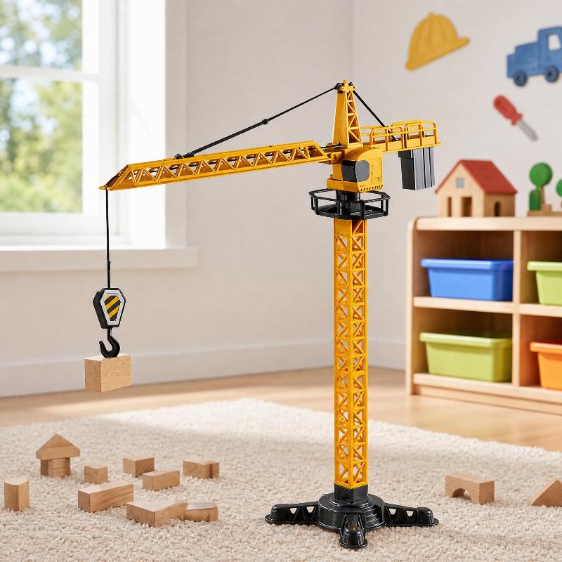 Tower Crane Toy Simulated Cons - огляд і ціна Kid Education