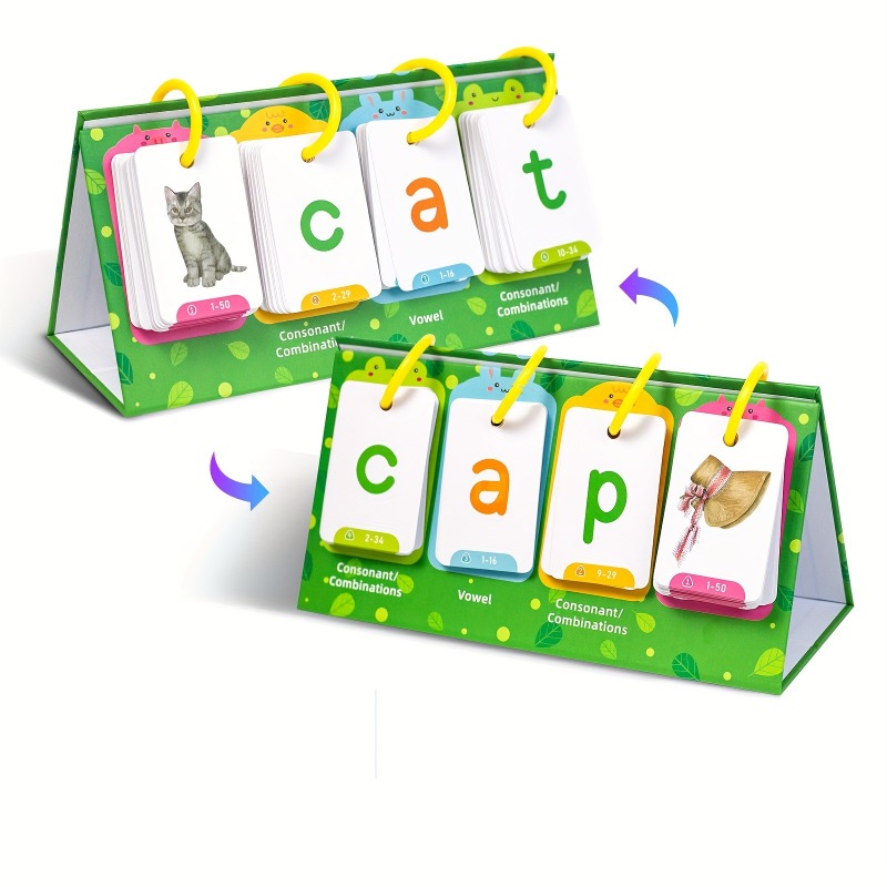 AotBlcer 129Pcs Word Builder G - огляд і ціна Phonics Card Game