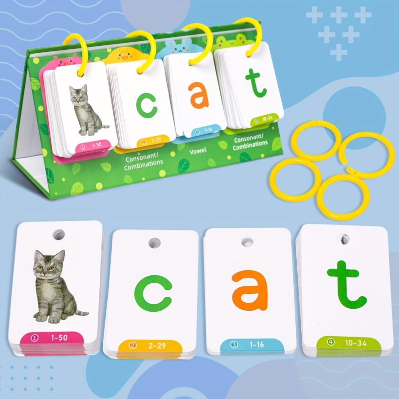 AotBlcer 129Pcs Word Builder G - огляд і ціна Phonics Card Game