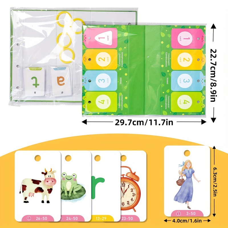 AotBlcer 129Pcs Word Builder G - огляд і ціна Phonics Card Game