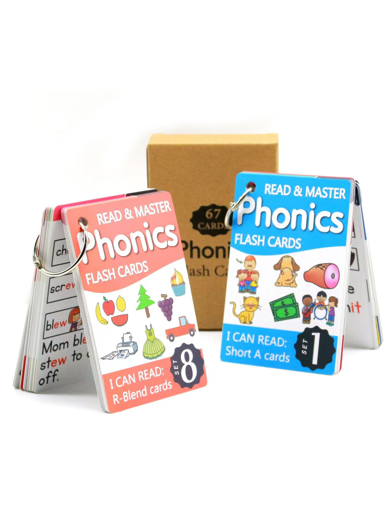 107 Groups I Can Read Phonics  - огляд і ціна Phonics Card Game