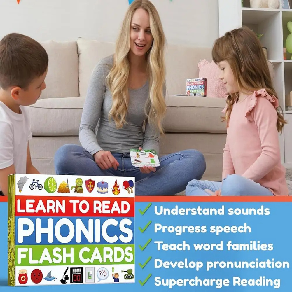 ABLJ Phonics Sight Words Flash - огляд і ціна Phonics Card Game