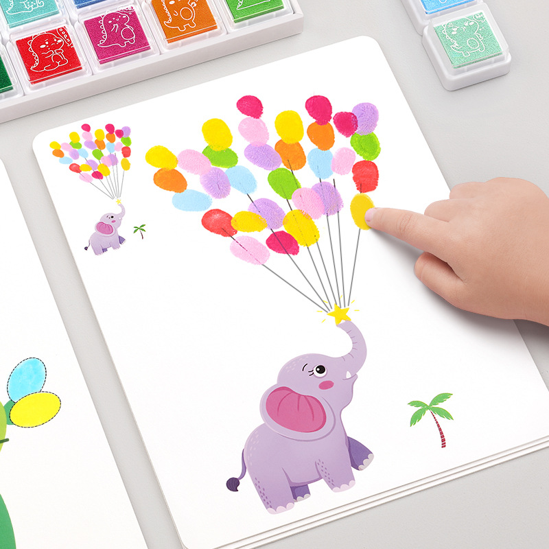 Creativity Finger Painting Set - огляд і ціна Kids Education Laptop
