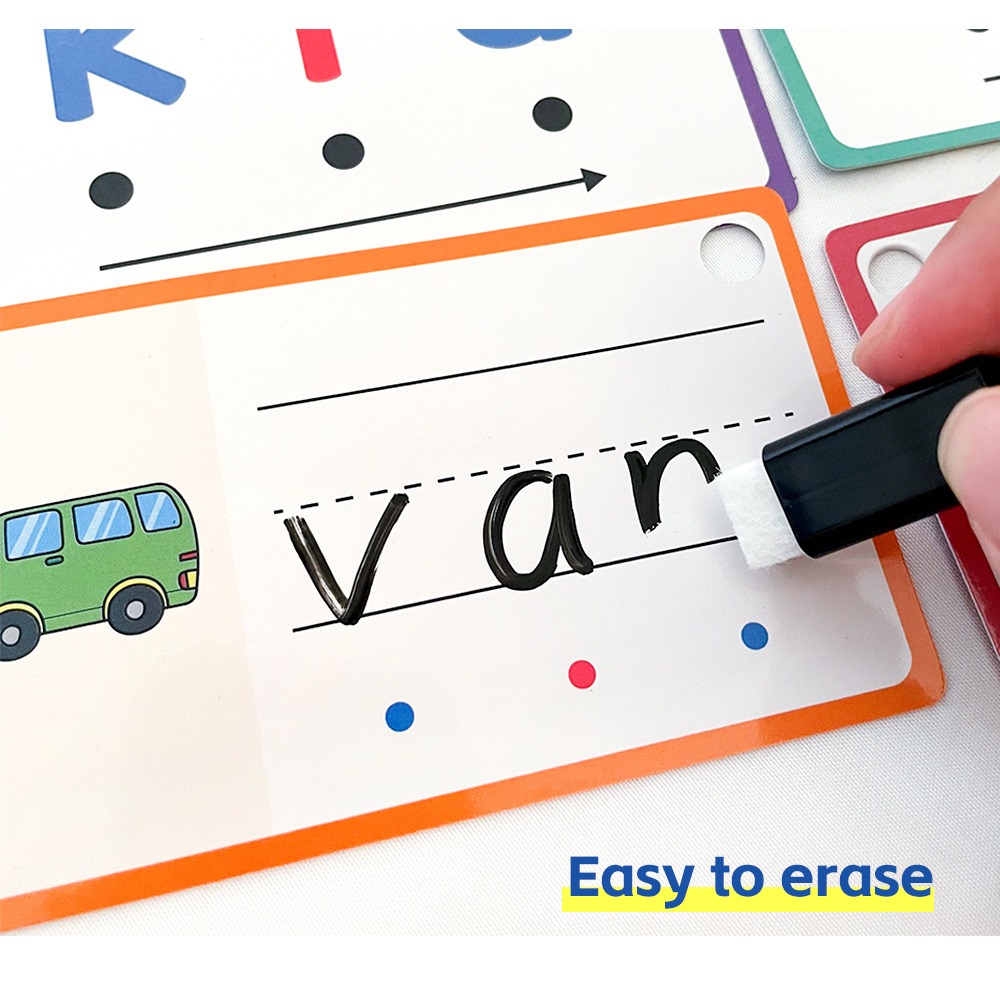 Dry Erase Handwriting Flash Ca - огляд і ціна Phonics Card Game