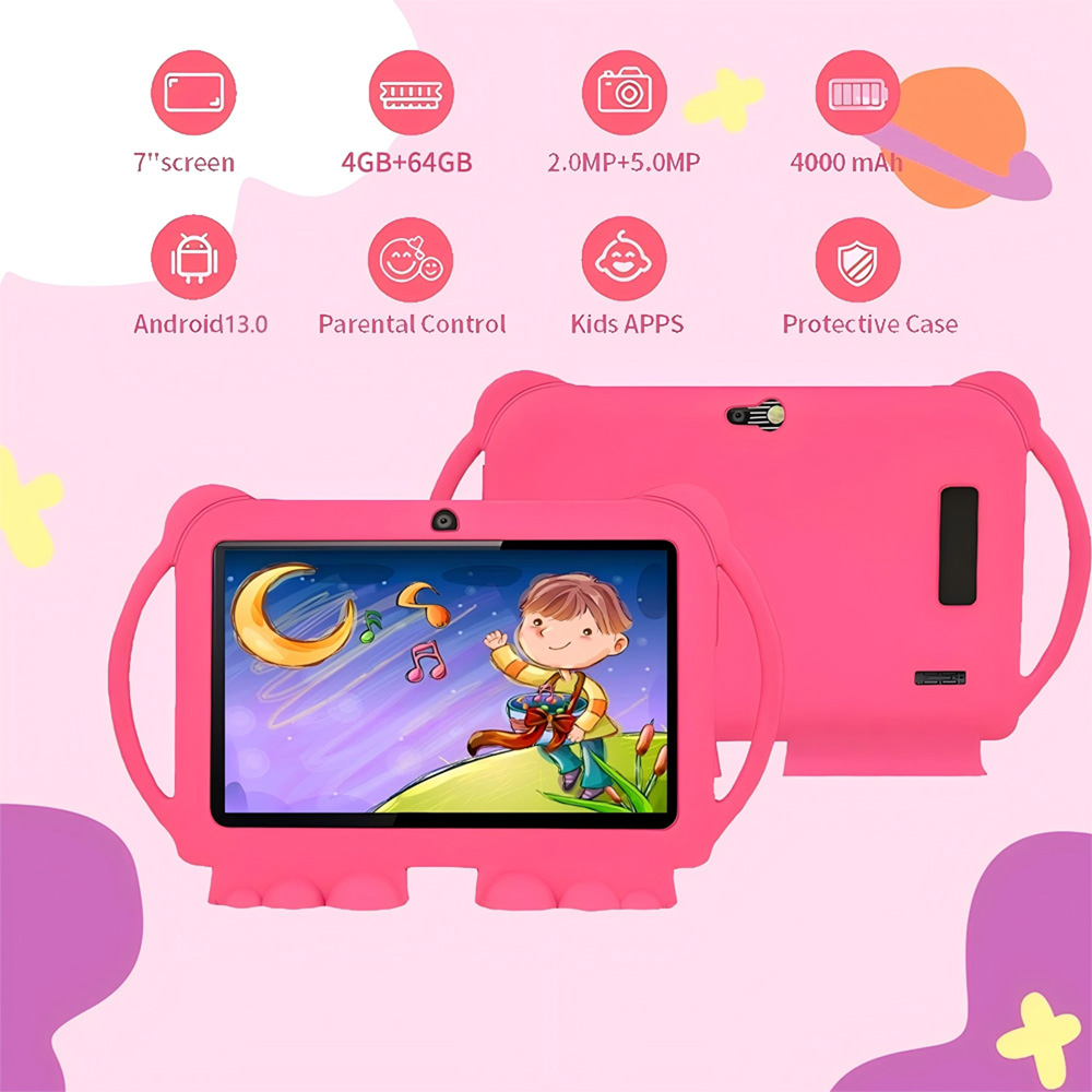 7 Inch New Android Kids' table - огляд і ціна Kids Educational Games Learn English