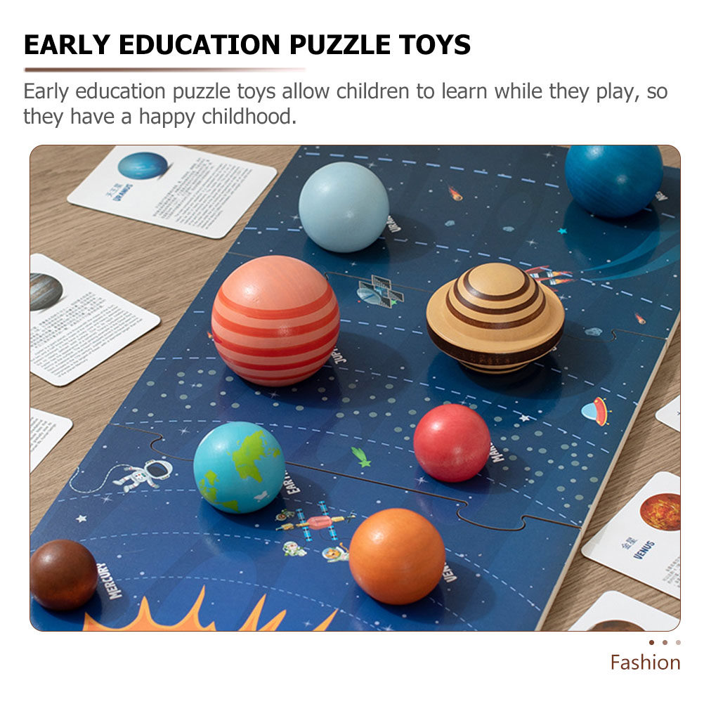 1Set Wooden Solar System Puzzl - огляд і ціна Kids Education System